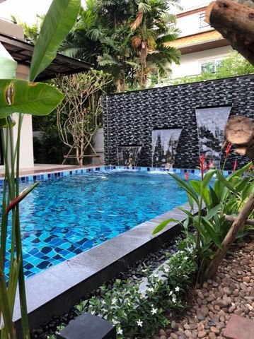 ให้เช่าบ้านเดี่ยว2ชั้นซอยปรีดี14ใกล้btsพระโขนงพร้อมสระว่ายน้ำ