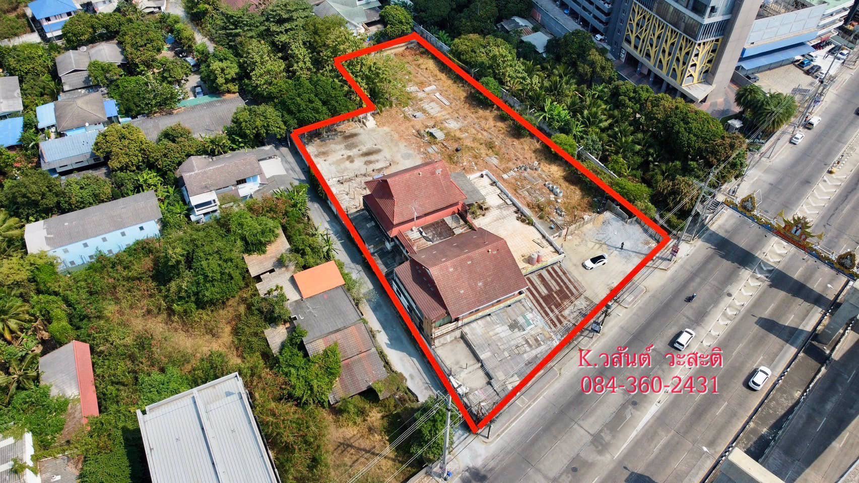 ขายที่ดิน-ติดถนนรัตนาธิเบศร์-นนทบุรี-ไทรม้า-