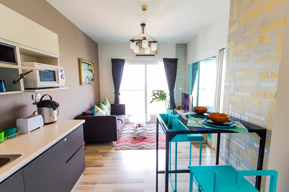 ให้เช่าคอนโดทำเลดี-เดอะคีย์-วุฒกาศ-the-key-wutthakat-for-rent-level-12-size-33-sqm