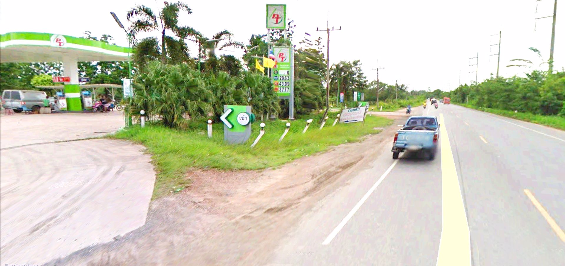 ขายที่ดินแปลงสวยบนถนนเศรษฐกิจตรงข้ามปั๊มนํ้ามัน-pt-หน้ากว้าง-200เมตร-ติดถนนทล3246-พนัสนิคม-เกาะโพธิ