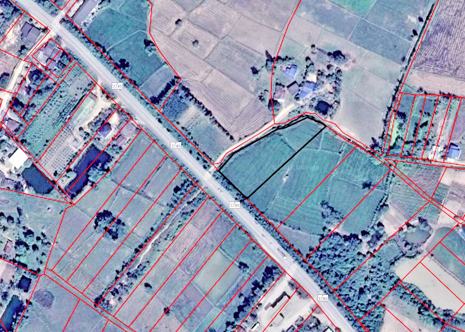 ขายที่ดินแปลงหัวมุม-ที่ดินติดถนนทางหลวงพนัส-เกาะโพธิ์-พนัสนิคม-ชลบุรี