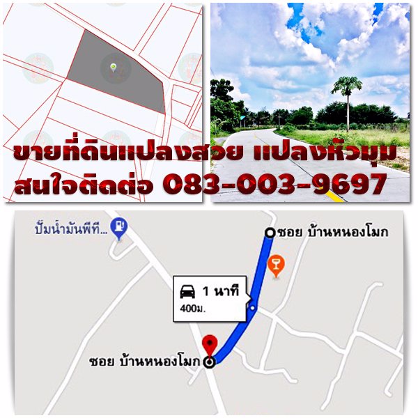 ขายที่ดินแปลงหัวมุม-แปลงสวยทำเลดี-เกษียณแล้วไปปลูกบ้านอยู่ก็ร่มเย็นเป็นสุข-ทำสวนเล็กๆน้อย-แฮปปี้