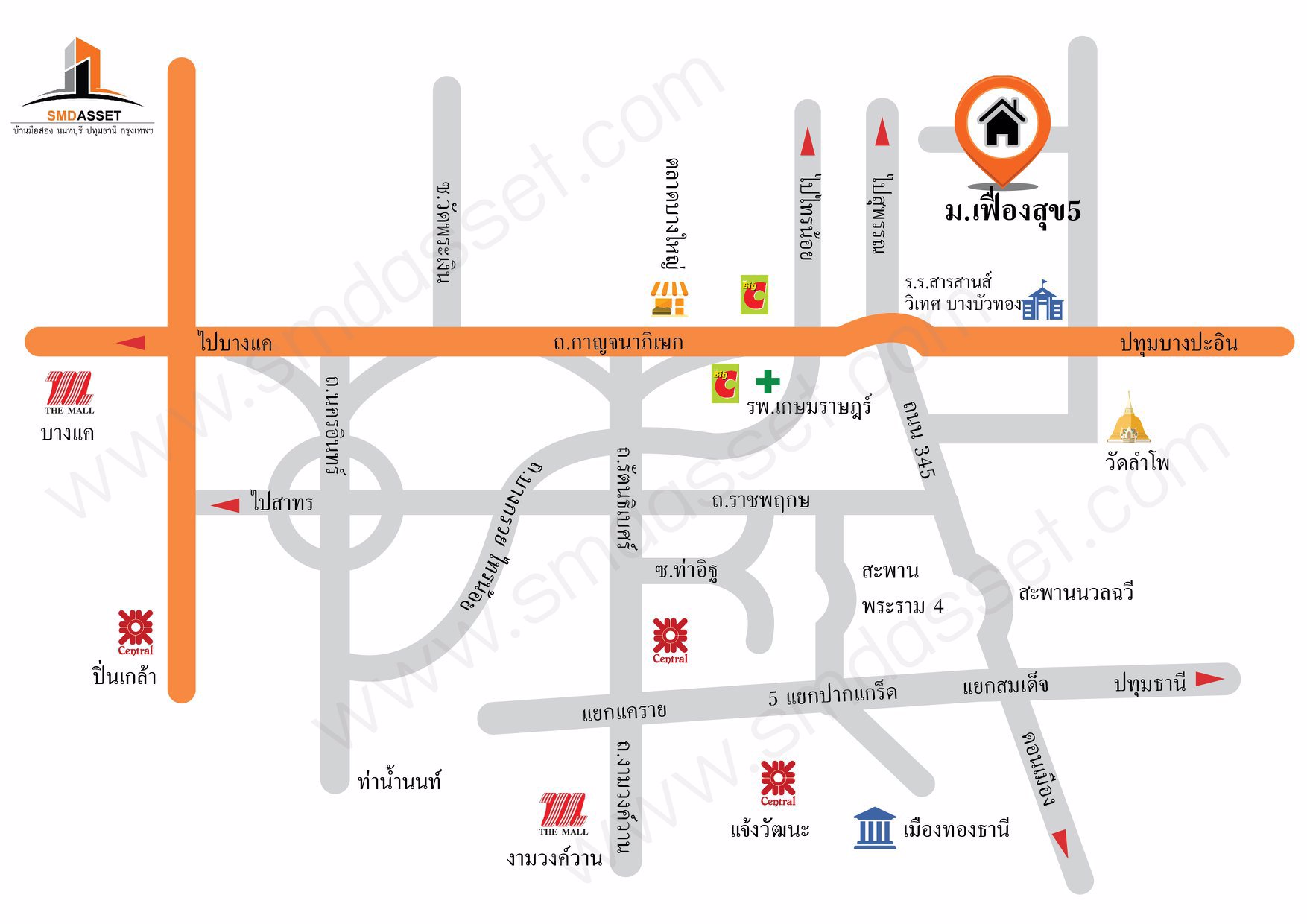 ขายราคาพิเศษ-บ้านเดี่ยว-2ชั้น-มเฟื่องสุข5-ขนาด-531ตรว-3นอน-2น้ำ-บางบัวทอง-ลำโพ-