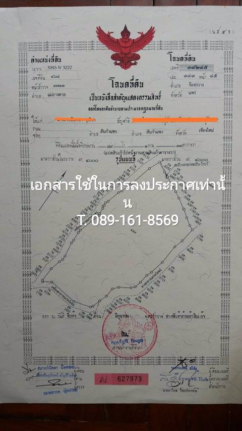 ขายที่ดินนา-อำเภอร้องกวาง-จังหวัดแพร่
