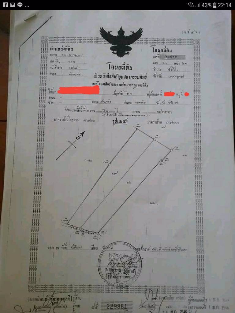 ขายที่ดิน-เป็นที่นา-ทางถนนคอนกรีตทั้งหัวนาและท้ายนา