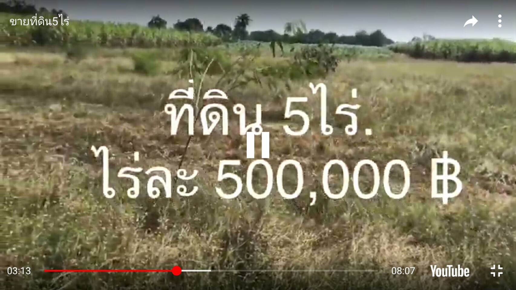 ขายที่ดิน-5-ไร่-ราคาไร่ละ-500000-บาท-ห้วยหมอนทอง-กำแพงแสน-นครปฐม