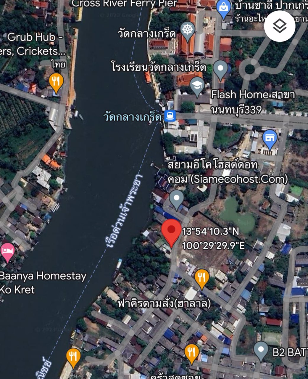 ขายด่วน-ที่ดินติดแม่น้ำเจ้าพระยา-นนทบุรี