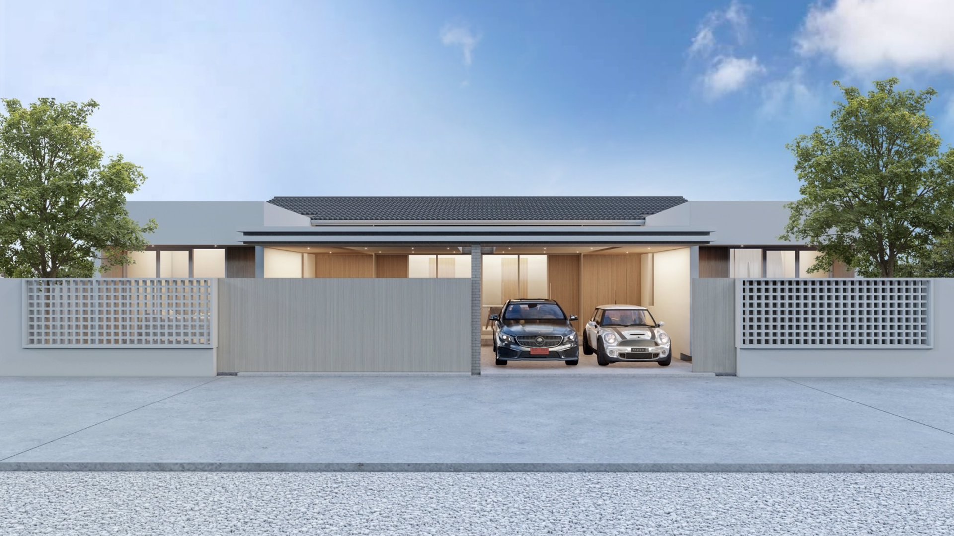 ขายบ้านแฝดพรีเมี่ยม-สไตล์มินิมอล์โครงการ-mini-more-by-rattanasup