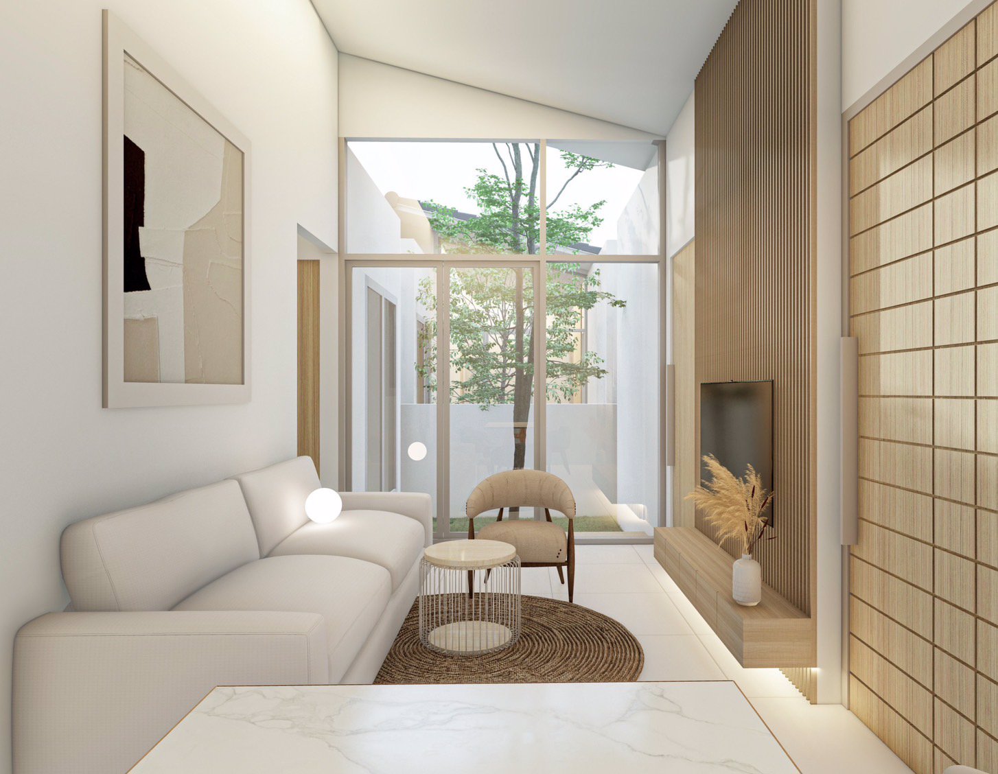 ขายบ้านแฝดพรีเมี่ยม-สไตล์มินิมอล์โครงการ-mini-more-by-rattanasup