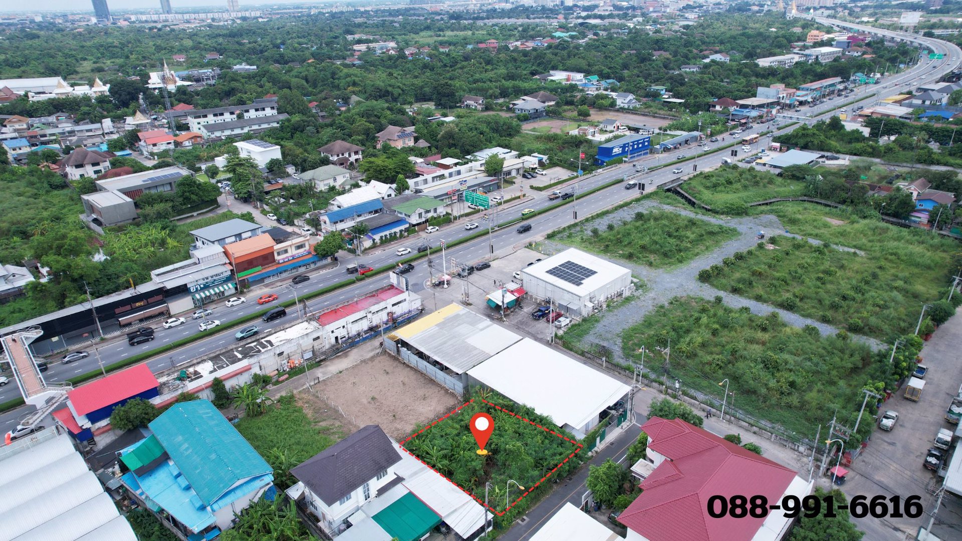 ขายที่ดิน-100-ตารางวา-ตบางศรีเมือง-อเมืองนครนายก-ห่างถนนราชพฤกษ์-110-ม