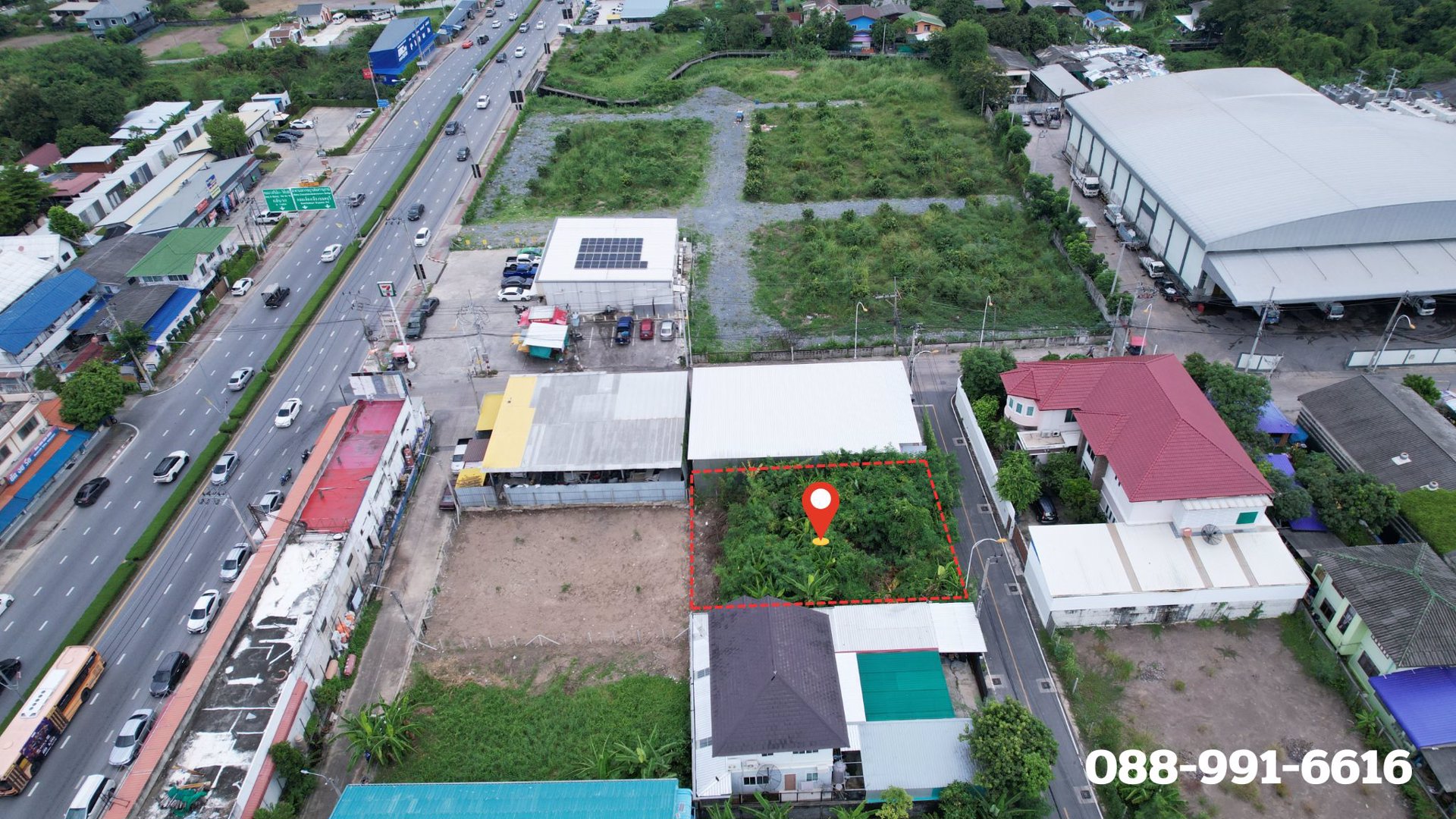 ขายที่ดิน-100-ตารางวา-ตบางศรีเมือง-อเมืองนครนายก-ห่างถนนราชพฤกษ์-110-ม