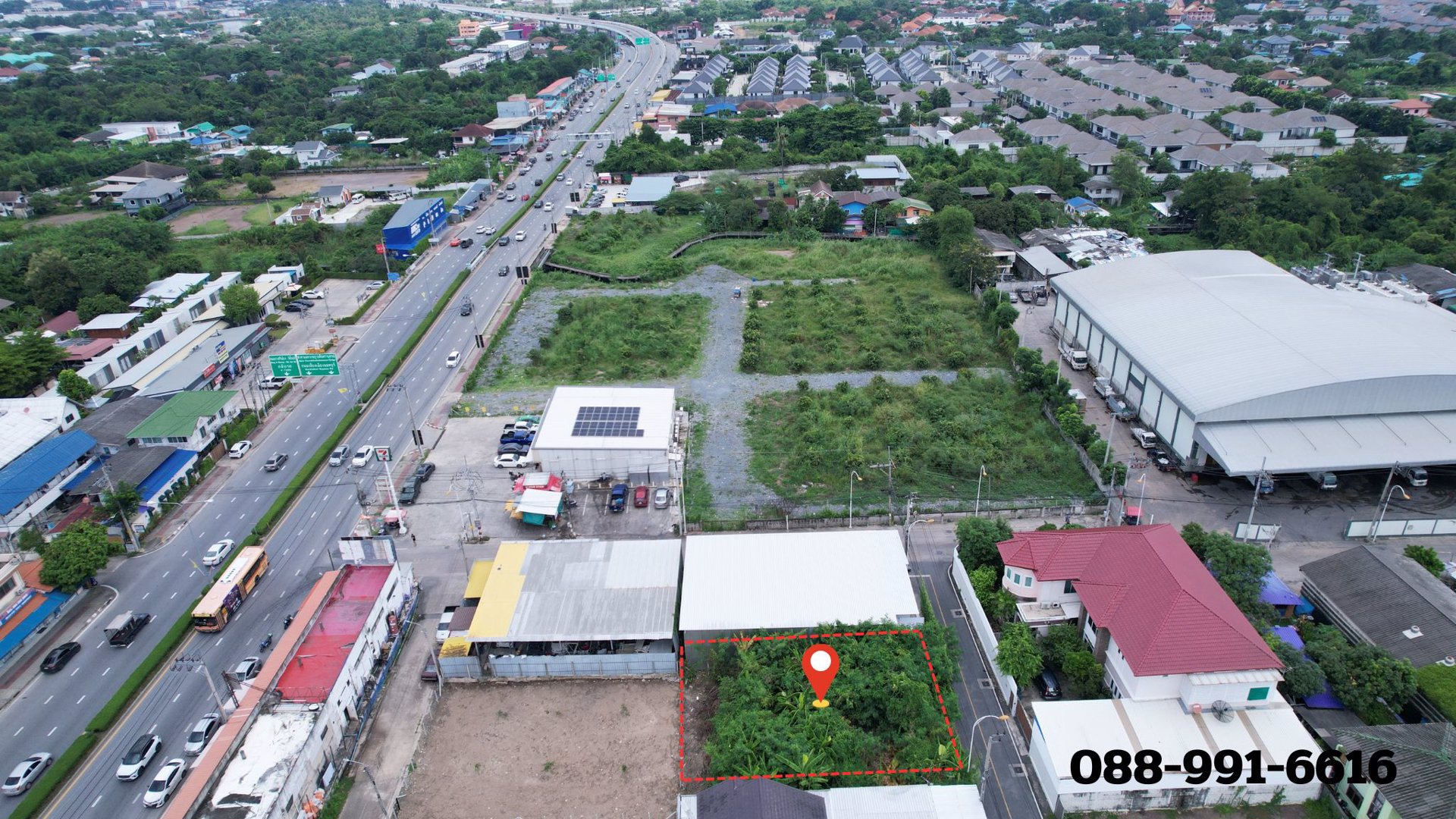 ขายที่ดิน-100-ตารางวา-ตบางศรีเมือง-อเมืองนครนายก-ห่างถนนราชพฤกษ์-110-ม