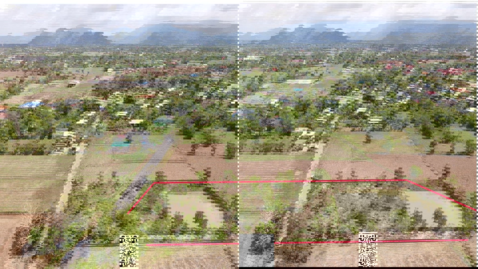 ขายที่ดิน-3-ไร่-321-ตารางวา-ติดถนนลาดยางหลังวัดหลวงพ่อปากแดง-นครนายก-มีโฉนด-ถมแล้ว