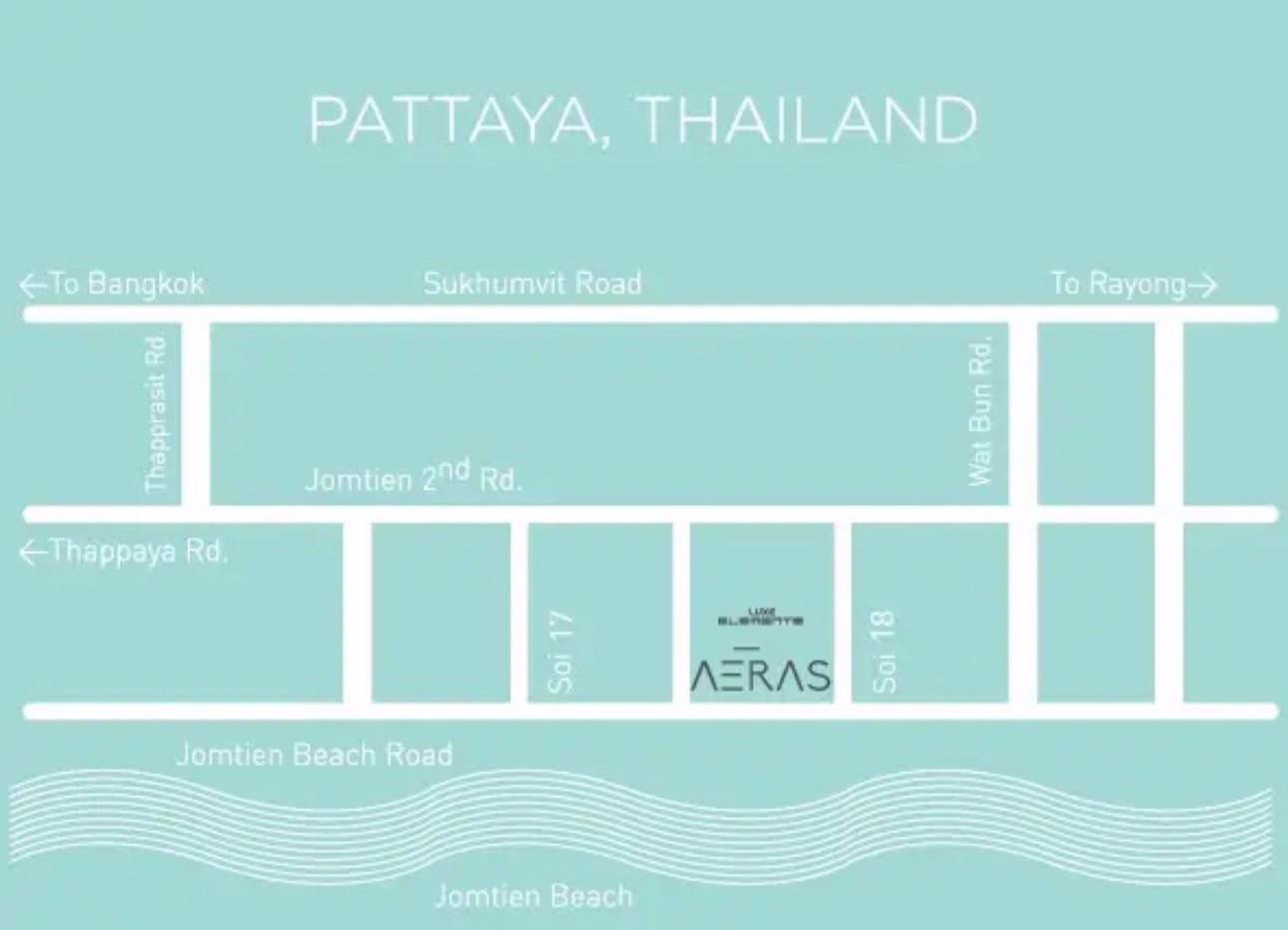 ขายขาดทุนคอนโด-aeras-pattaya-พัทยาติดหาดจอมเทียน