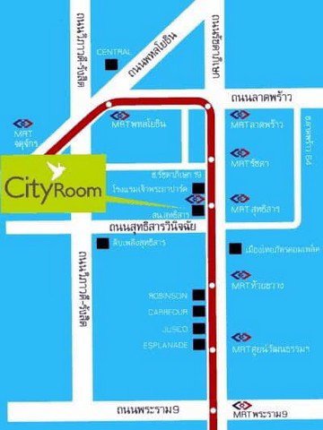 ae0120-ปล่อยให้เช่าคอนโด-city-room-รัชดา-สุทธิสาร-ใกล้-mrt-สุทธิสาร-หิ้วกระเป๋าเข้าได้เลย