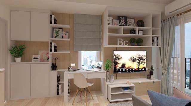 ae0118-ปล่อยเช่าคอนโด-แชปเตอร์วัน-อีโค-รัชดา-ห้วยขวาง-ห้องใหม่พร้อมลากกระเป๋าเข้าอยู่