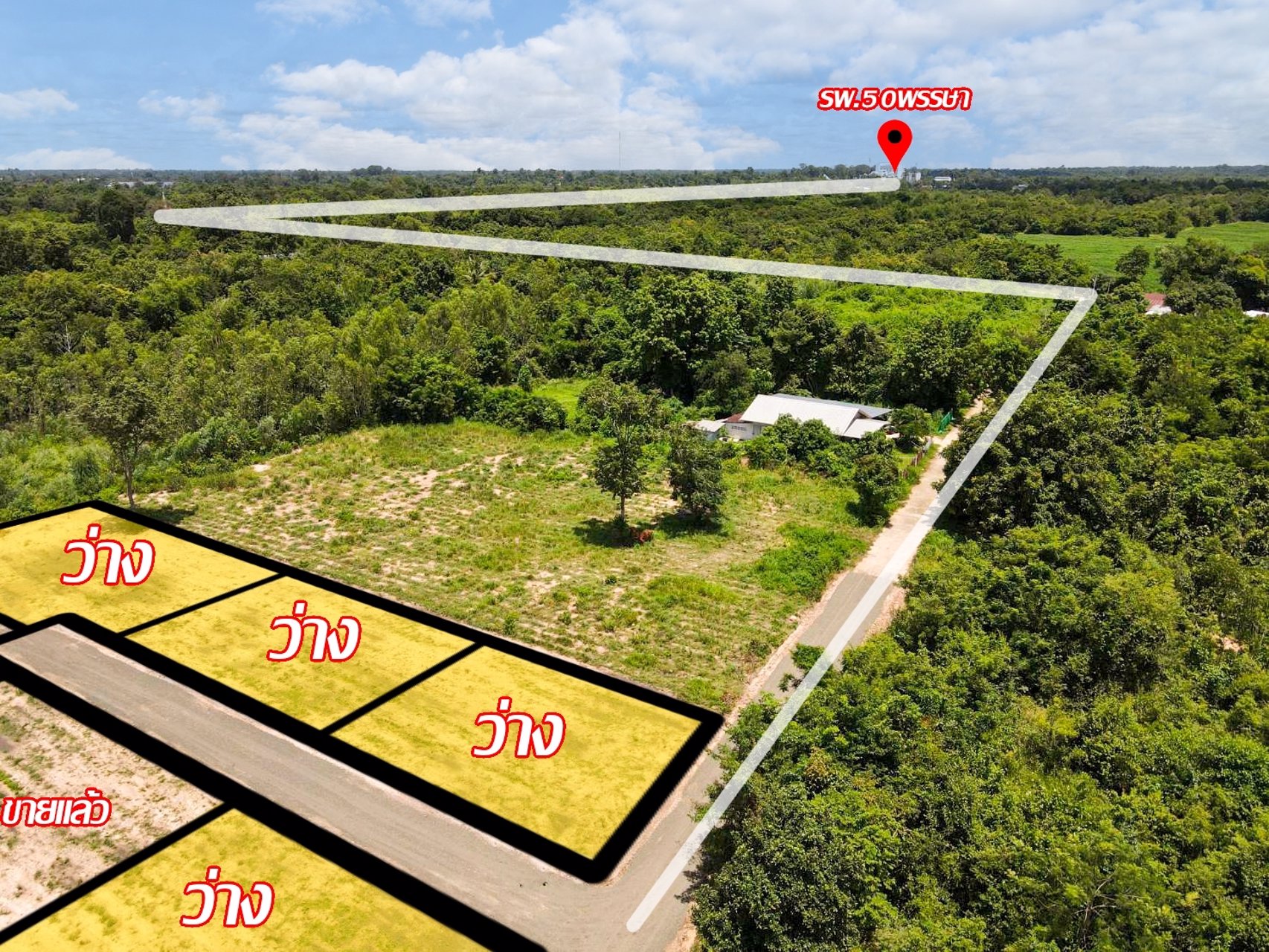 ที่ดินเปล่าใกล้เมืองอุบล-พร้อมให้คุณเป็นเจ้าของ