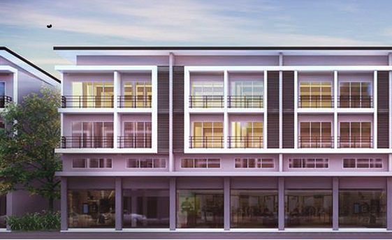 ขายอาคารพาณิชย์-4-คูหาติดกัน-ขนาด-205-ตรว-3-ชั้นครึ่ง-ทำเลดีมาก-โครงการไอยรา-2-อคลองหลวง-จปทุมธา