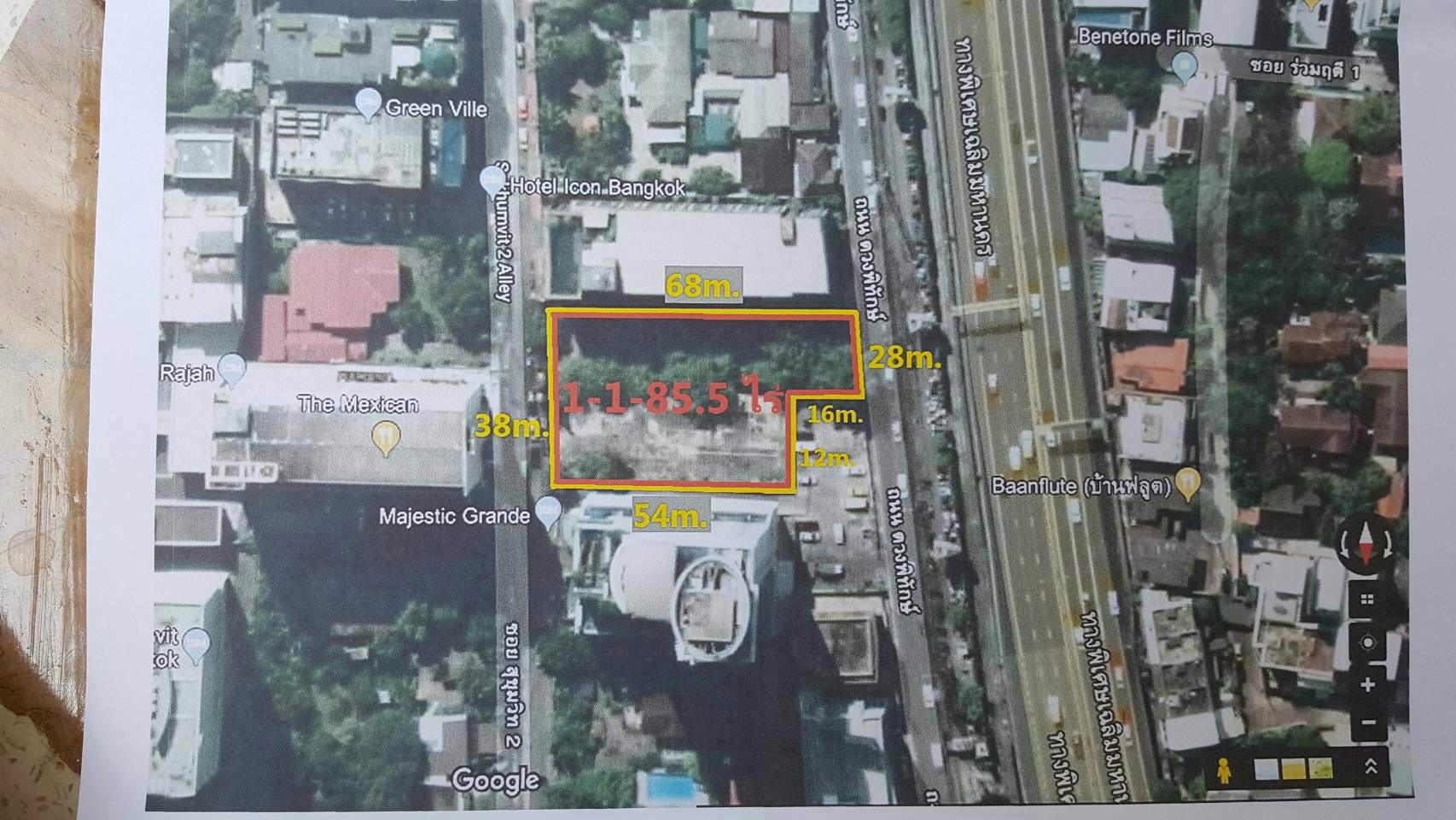 ขายที่ดิน-585-ตรวติดถนน-2-ด้าน-ถนนสุขุมวิท-ถนนดวงพิทักษ์-ติดโรงแรม