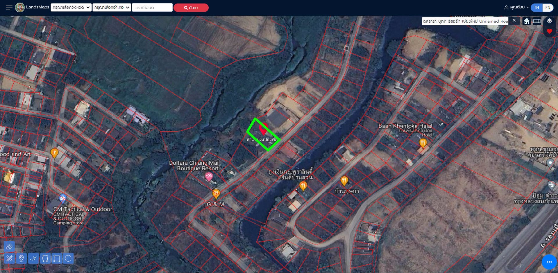 ขายที่วิวสวย-วิวทุ่งนา-วิวดอยสุเทพ-ที่ดินเปล่า-ติด-ดลธารา-ริมแม่น้ำกวง-214-ตรวล้อมรั้วกับประตู