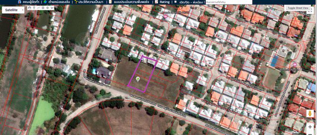 ขายที่ดิน-หมู่บ้านวินด์มิลล์-แปลงใหญ่สี่เหลี่ยม-454-ตรวา-ติดถนนเมน