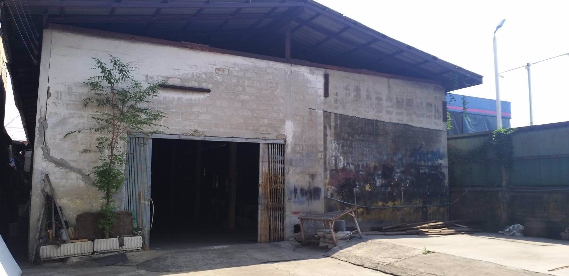 ขายอาคารพานิชย์2คูหา-พร้อมโรงงานติดถนนบางแค