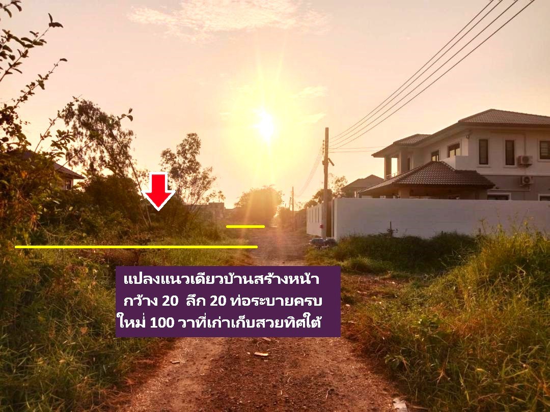 ขายที่ดิน-100-ตารางวาสร้างบ้าน-หอพัก-หรือโฮมออฟฟิศ-เป็นที่จัดสรรทำเลดีใกล้ถนนใหญ่ออกพหลโยธิน-แปลงสวย