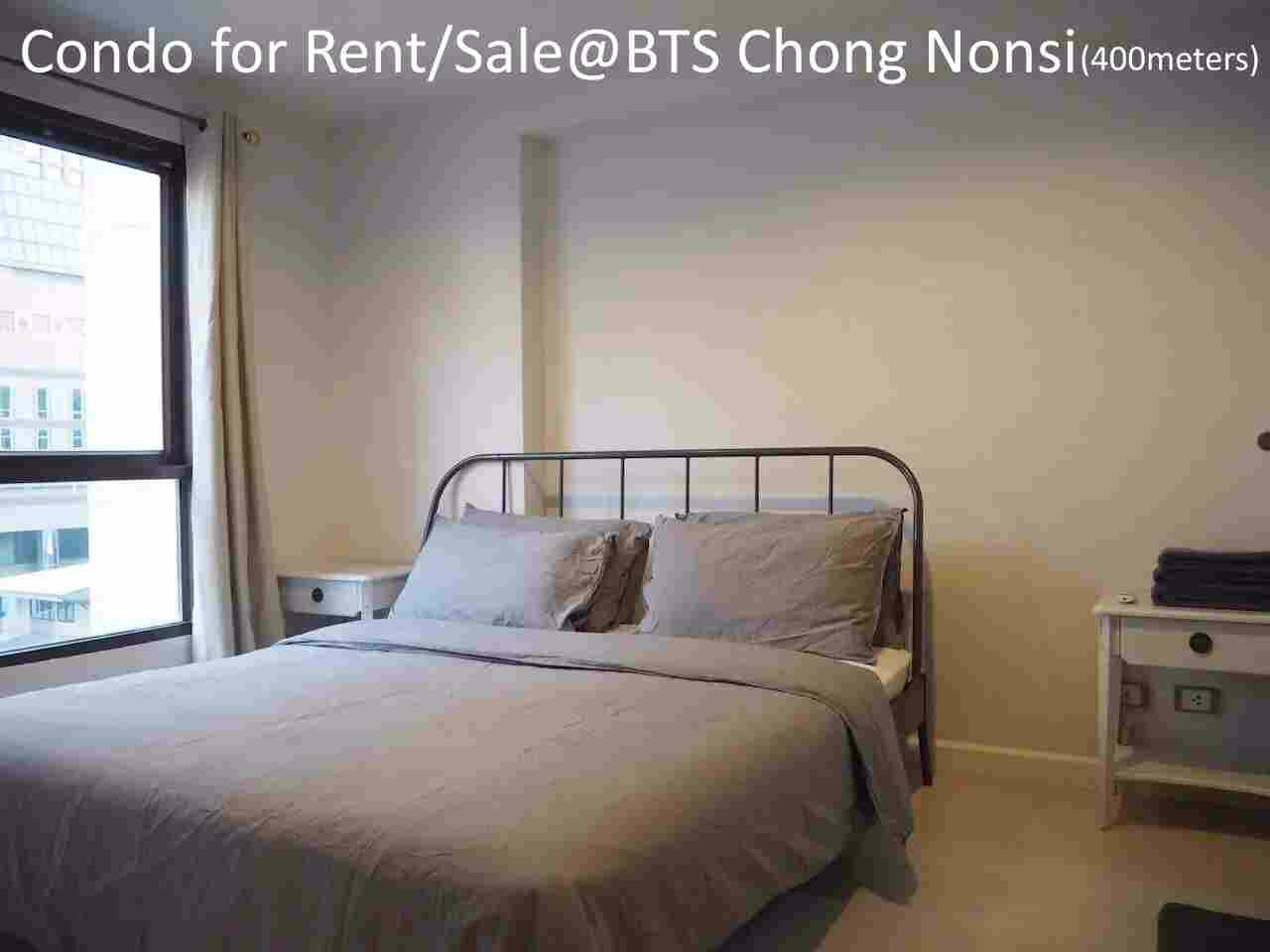 ขาย-ให้เช่า-คอนโดใกล้-bts-ช่องนนทรี-400เมตรหรือเดิน-6นาที-44ตรมห้องใหม่-เฟอร์นิเจอร์ครบ