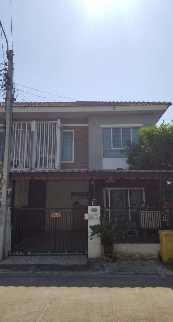 ขายทาวน์เฮ้าส์หลังริม-หมู่บ้านพฤกษาวิลล์55-1-เข้าออกสะดวกหลายทาง-เจ้าของขายเอง