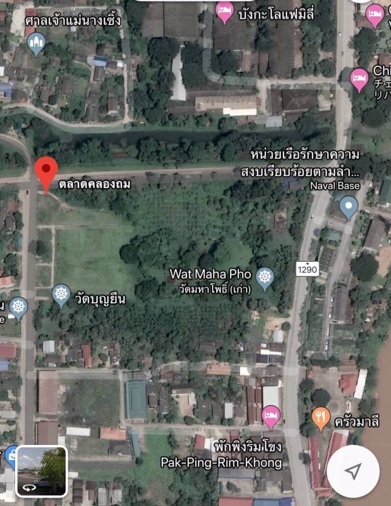 ขายที่ดินในอเชียงแสน-จเชียงราย-ปัจจุบันให้เช่าเป็นตลาดคลองถม