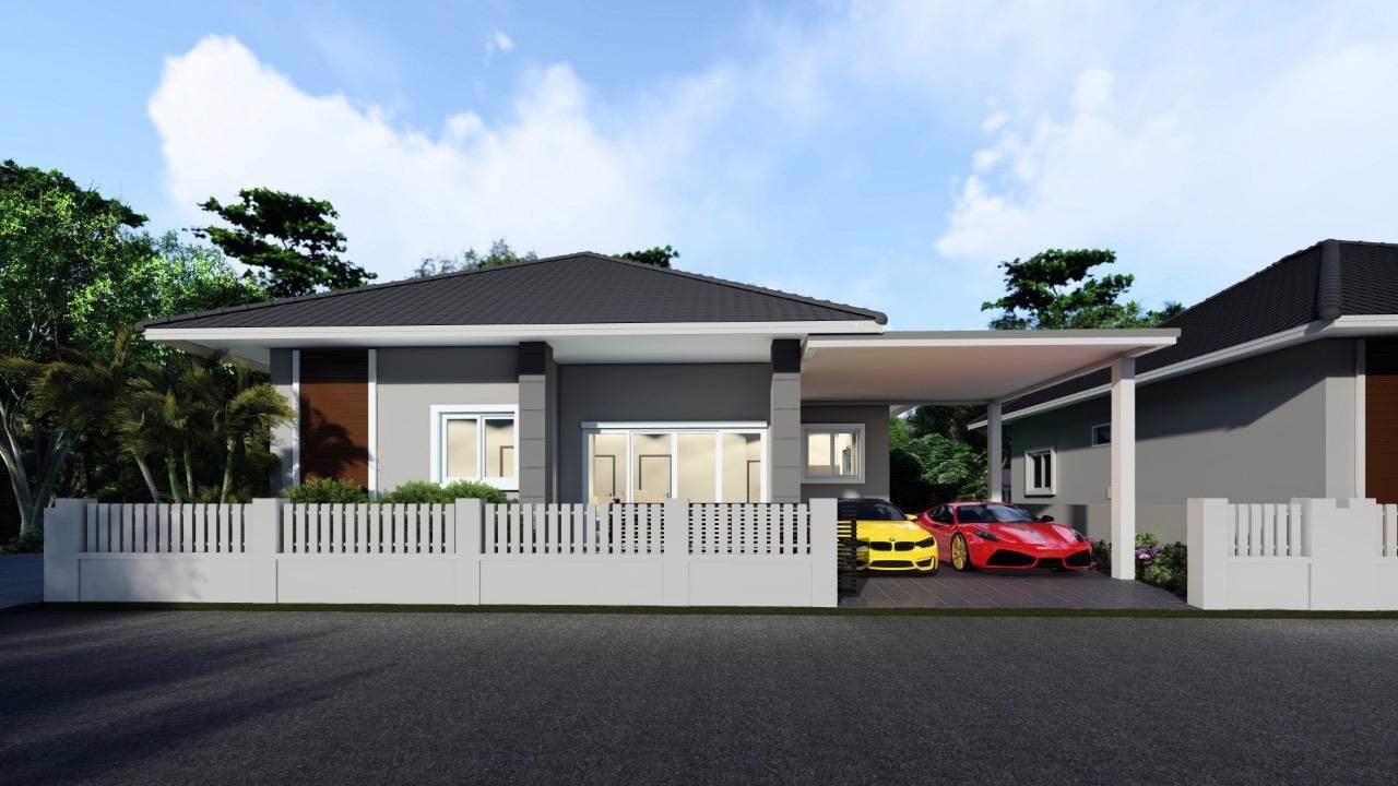 บ้านเดี่ยวสร้างใหม่ใจกลางเมือง-โครงการบ้านอยู่สบาย2-ซอย2-สันตาลเหลือง-ตริมกก-อเมือง-จเชียงราย