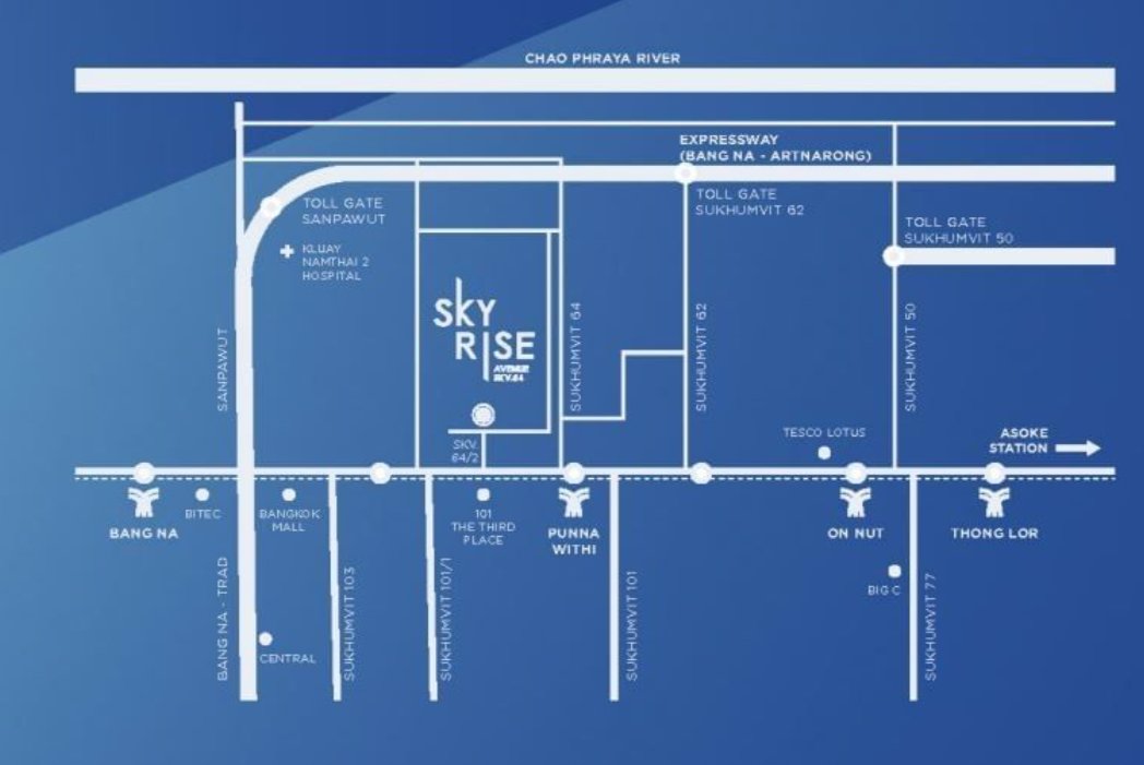 ขายคอนโดโครงการ-สกายไรส์-อเวนิว-สุขุมวิท-64-ใกล้บีทีเอสปุณณวิถี