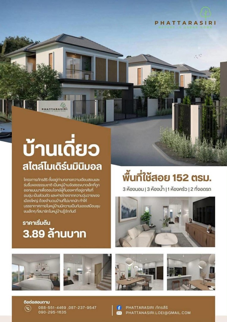 ขายถูกมาก-บ้านเดี่ยว-2-ชั้น-สร้างใหม่-โครงการภัทรสิริ-อเมือง-จเลย-ใกล้บิ๊กซี-แม็คโคร-โรงพยาบาล