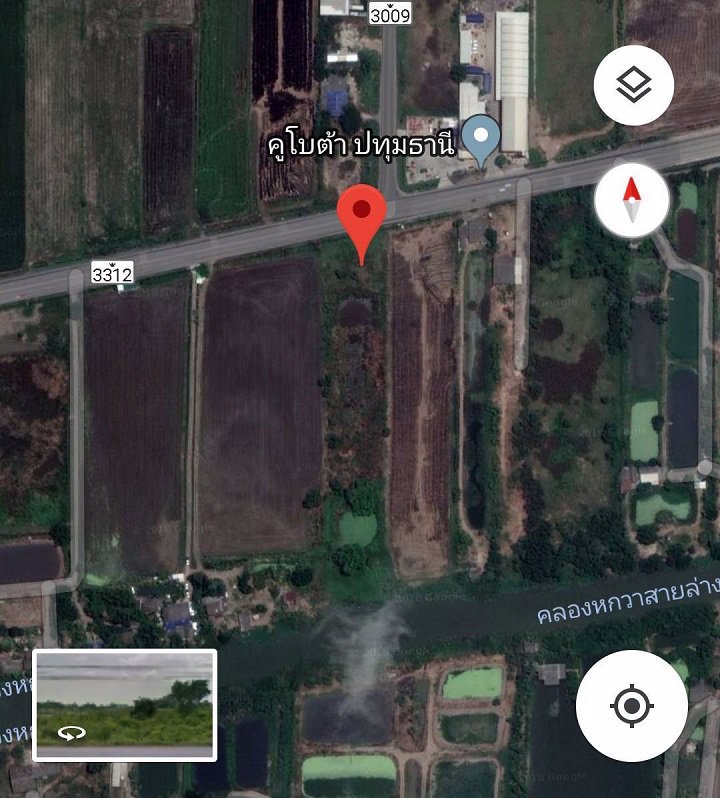 ขายที่ดิน-7-ไร่-3-งาน-31-ตารางวา-ติดถนนใหญ่ลำลูกกา-ฝั่งขาเข้า-หน้ากว้าง-50-เมตร