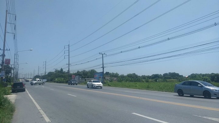ขายที่ดิน-7-ไร่-3-งาน-31-ตารางวา-ติดถนนใหญ่ลำลูกกา-ฝั่งขาเข้า-หน้ากว้าง-50-เมตร