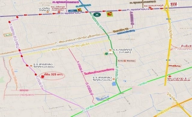 ขายที่ดิน-0-3-25-ไร่-เพชรเกษม-81-มีบ่อปลา-น้ำใส-พร้อมไม้ผล-สงบ-เย็น-เดินทางสะดวก