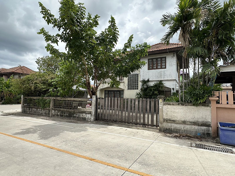 ขายบ้านพร้อมที่ดิน-หมู่บ้าน-บ้านบัวทอง-ถนนเลียบคลองบางไผ่