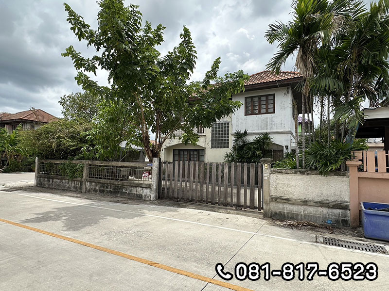 ขายบ้านพร้อมที่ดิน-หมู่บ้าน-บ้านบัวทอง-ถนนเลียบคลองบางไผ่