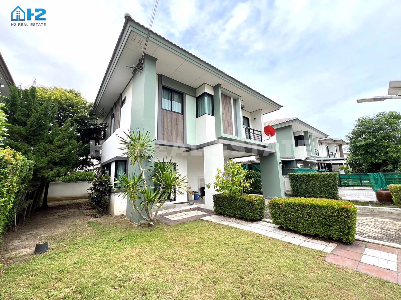 ขายบ้านเดี่ยวถูกมาก-หน้าสวนหน้าบ้านไม่ชนใคร-บ้านฟ้ากรีนเนอรี่-ปิ่นเกล้า-สาย5-ทำเลดี