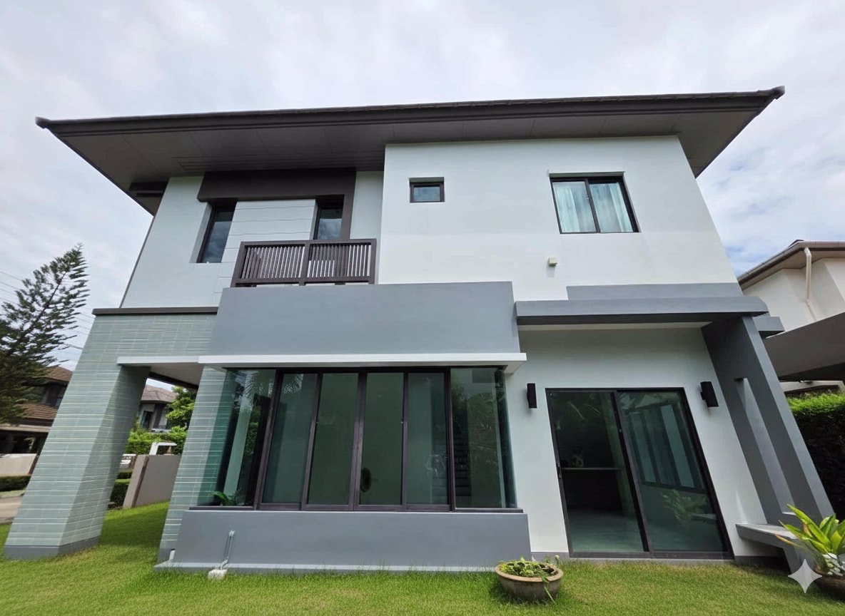 ขายบ้านเศรษฐสิริวัชรพล-ติดถนนเมนสุขาภิบาล5-หน้าสำนักงานเขตสายไหม