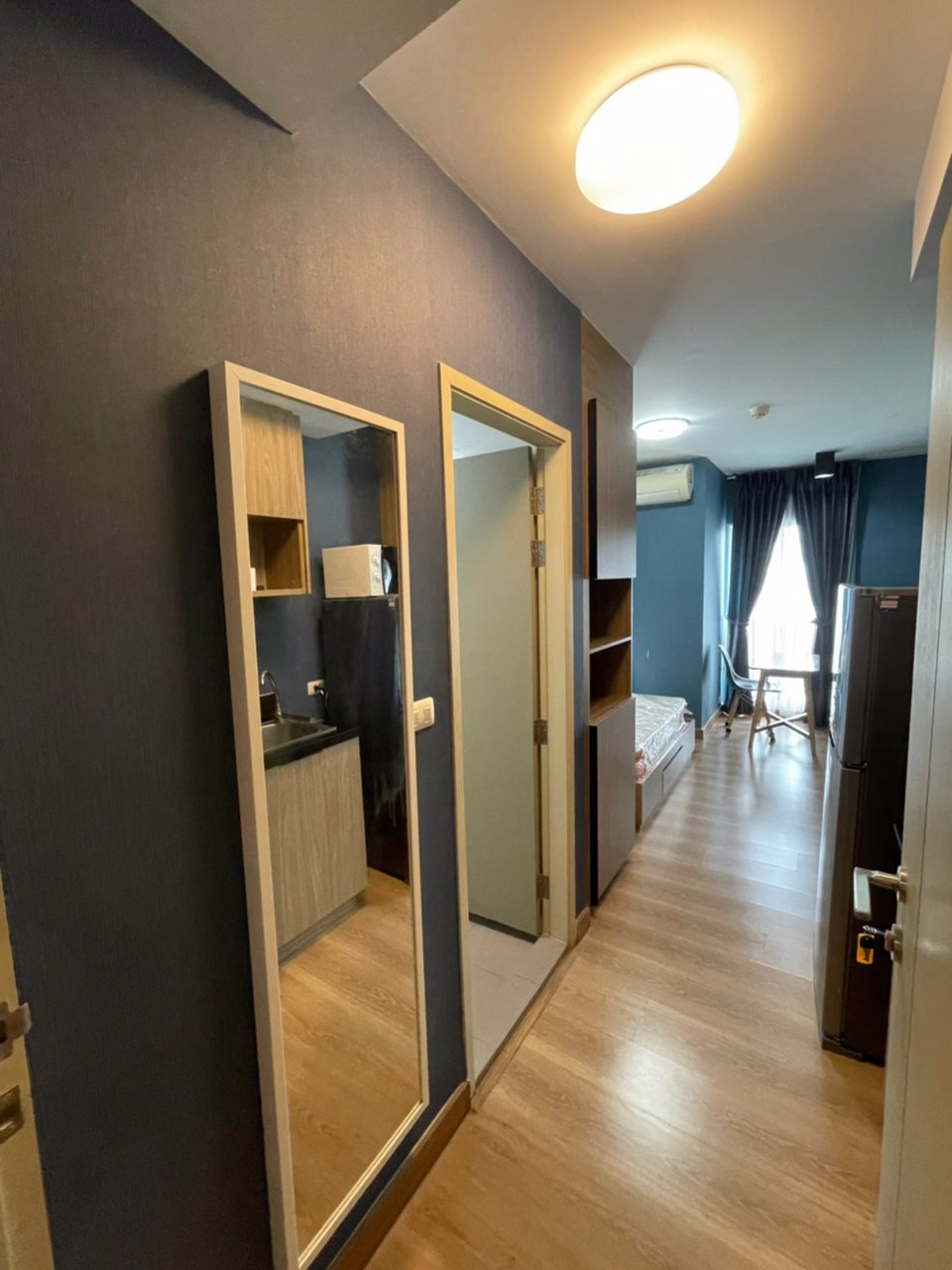 ด่วนให้เช่า-ห้อง-studio-23-ตรม-เพียง-10000-เดือน-เฟอร์นิเจอร์ครบครัน-มีเครื่องซักผ้า-รีบจองเลยค่ะ