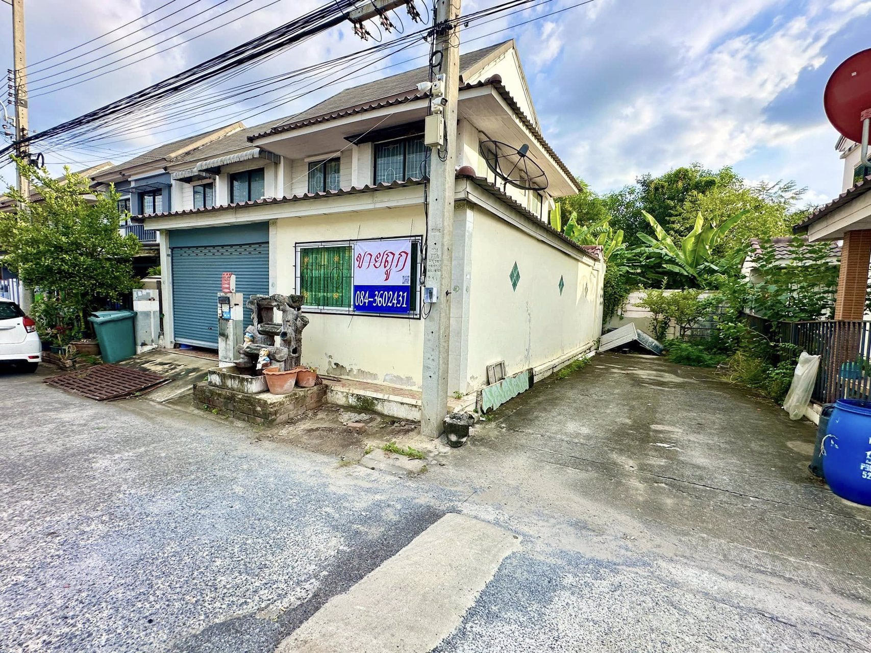 ขายถูก-หมู่บ้านพฤกษา-52-2-หลังริม-ถนนเมน