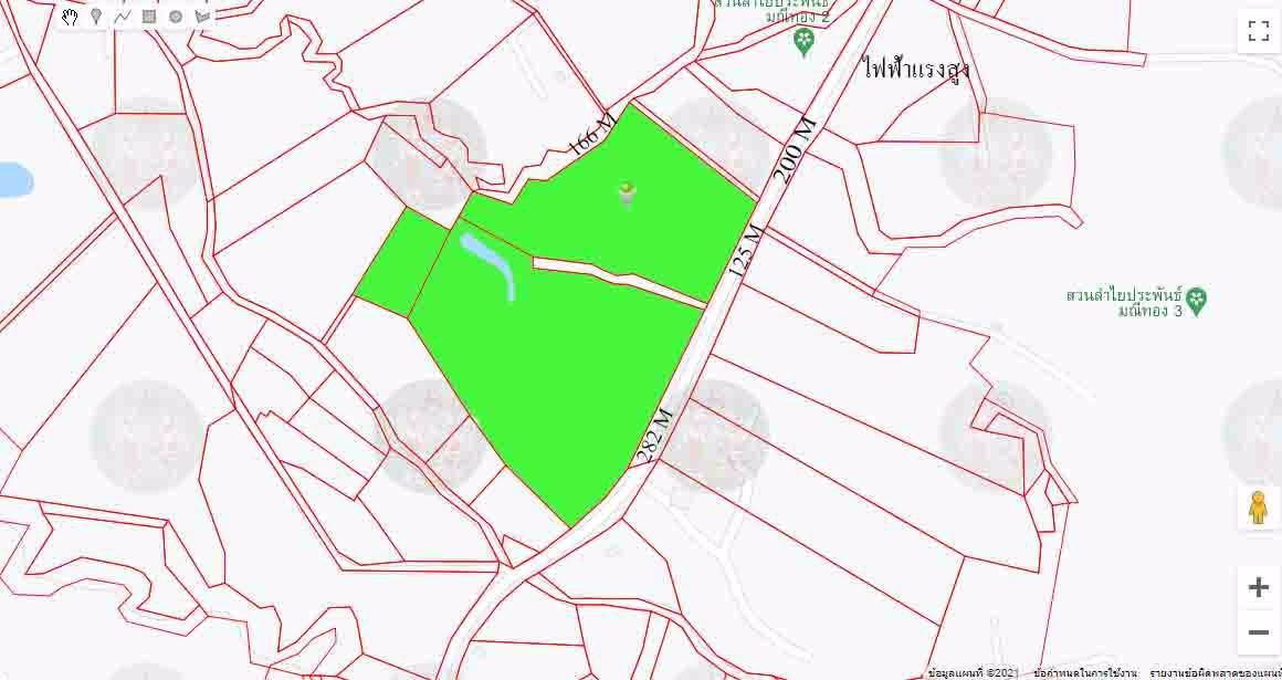 ขายที่ดินถนนเส้นจอมทองบ้านโฮ่ง-ทะลุเส้นลี้