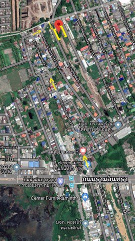 ขายที่ดิน-135-ตรว-ซรามอินทรา-117-ใกล้สวนสยาม-เหมาะซื้อปลูกบ้าน