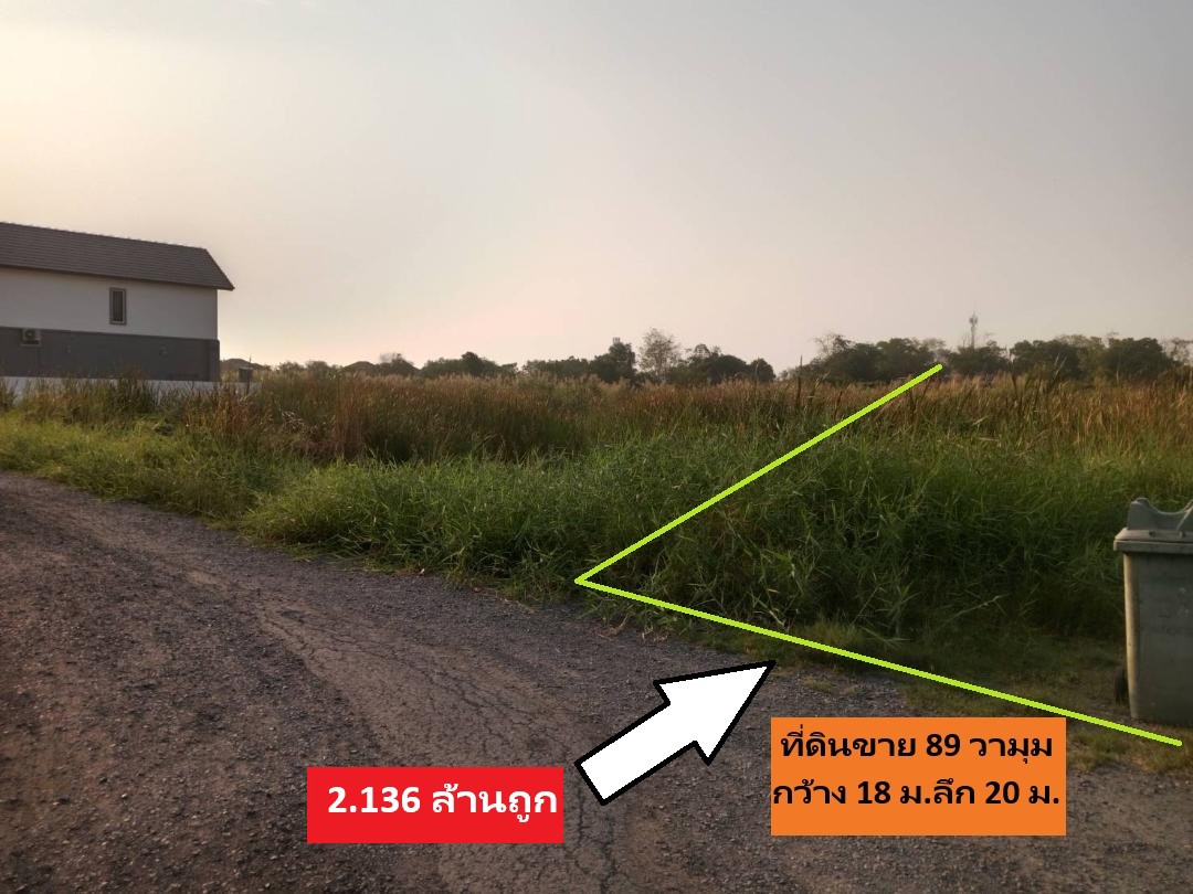 ขายที่ทำเลดี-ใกล้พหลโยธิน-และสายไหม-89-วา-แปลงมุมแปลงเดียวที่เข้ามาขายเป็นโครงการจัดสรร-น้ำ-ไฟ-ถนนคร