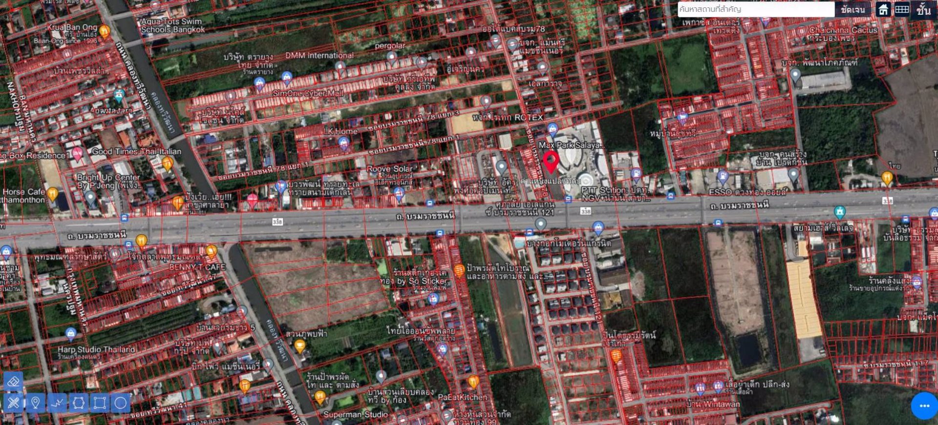 ขายที่ดินติดถนนบรมราชชนนี-ติดซอยบรม78แถมสิ่งปลูกสร้าง