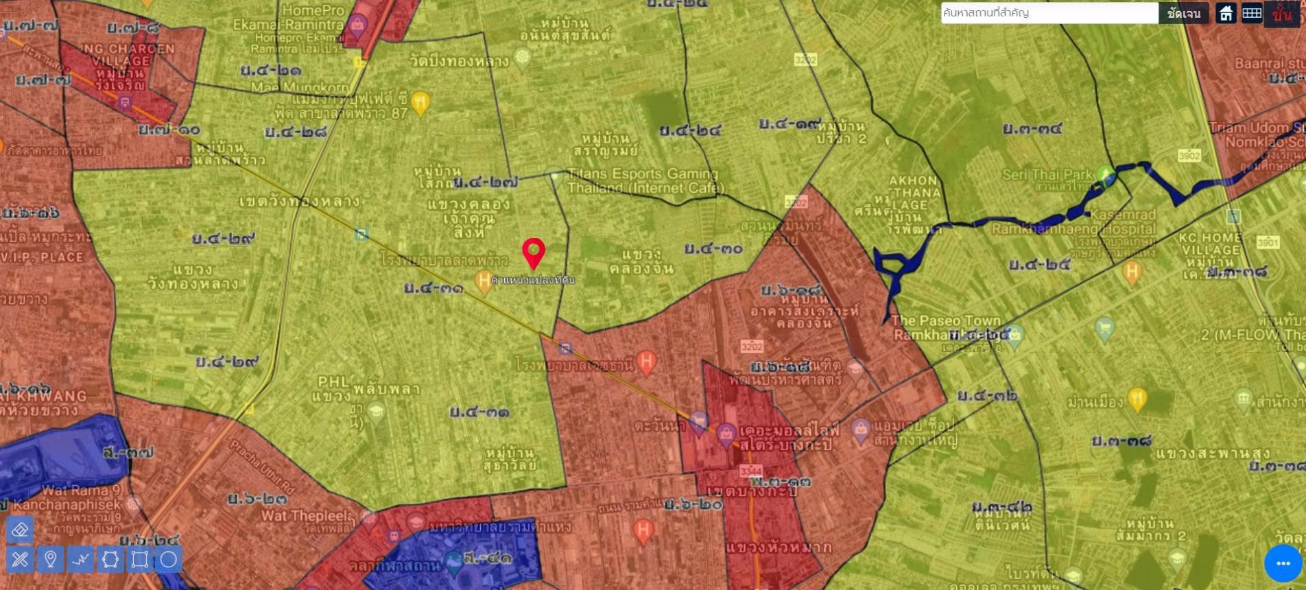 ขายที่ดินเปล่าลาดพร้าว101ซอย7ที่เปล่าใกล้mrtลาดพร้าว