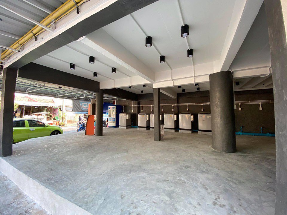 ให้เช่าพื้นที่ขายของ-ทำเล-เป็นหมู่บ้านที่อยู่-หลังโลตัสพระราม-2