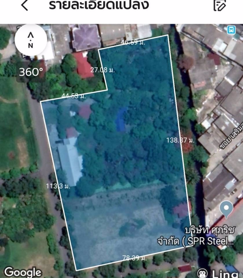 ทื่ดินย่านเศรษฐกิจ-รามอินทรา-กม8-สถานีรถไฟฟ้าสายสีชมพู-100-เมตร