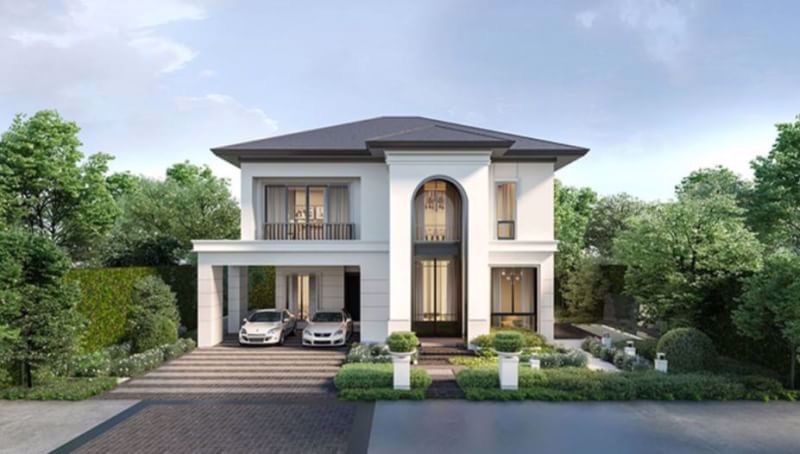 ขายบ้านใหม่-หมู่บ้านlake-serene-rama2